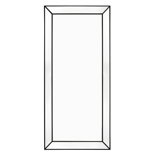 Zeta Floor Mirror - Black