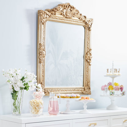 RETURNS STOCK - BRAND NEW - Elizabeth Wall Mirror - Antique Gold