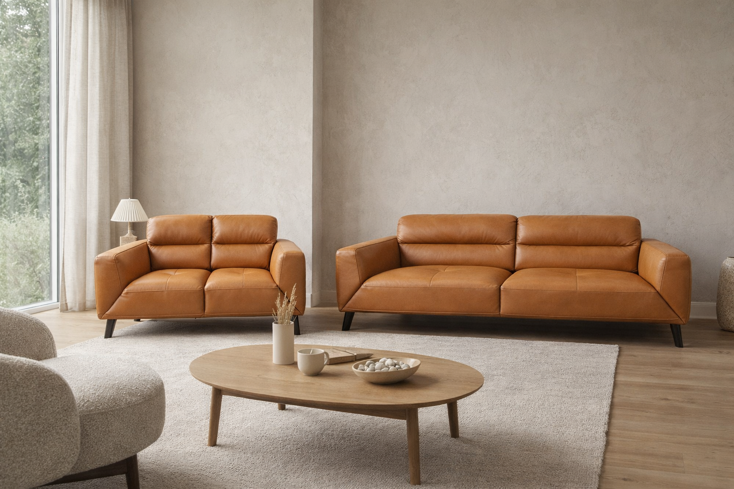 Sonoma Leather Sofa Lounge