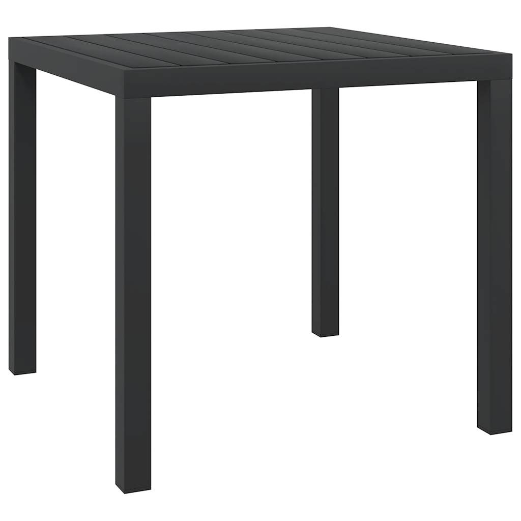 Garden Table Aluminium And Wpc