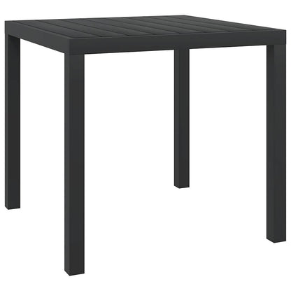 Garden Table Aluminium And Wpc