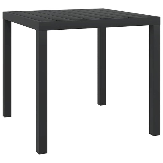 Garden Table Aluminium And Wpc
