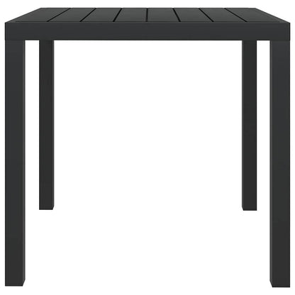 Garden Table Aluminium And Wpc