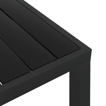 Garden Table Aluminium And Wpc