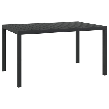 Garden Table Aluminium And Wpc