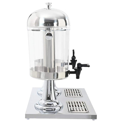 Double Juice Dispenser Stainless Steel 2 X 8 L