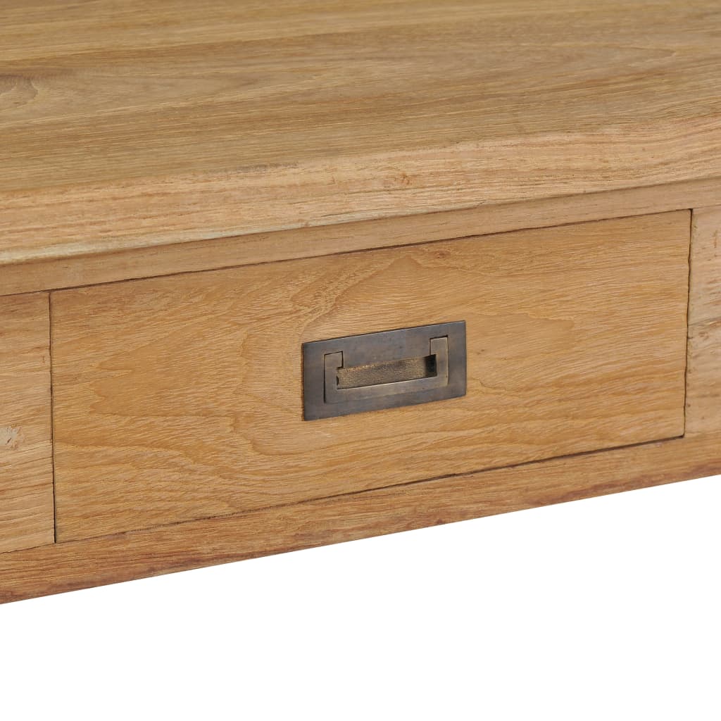 Coffee Table Solid Teak 100X60X35 Cm