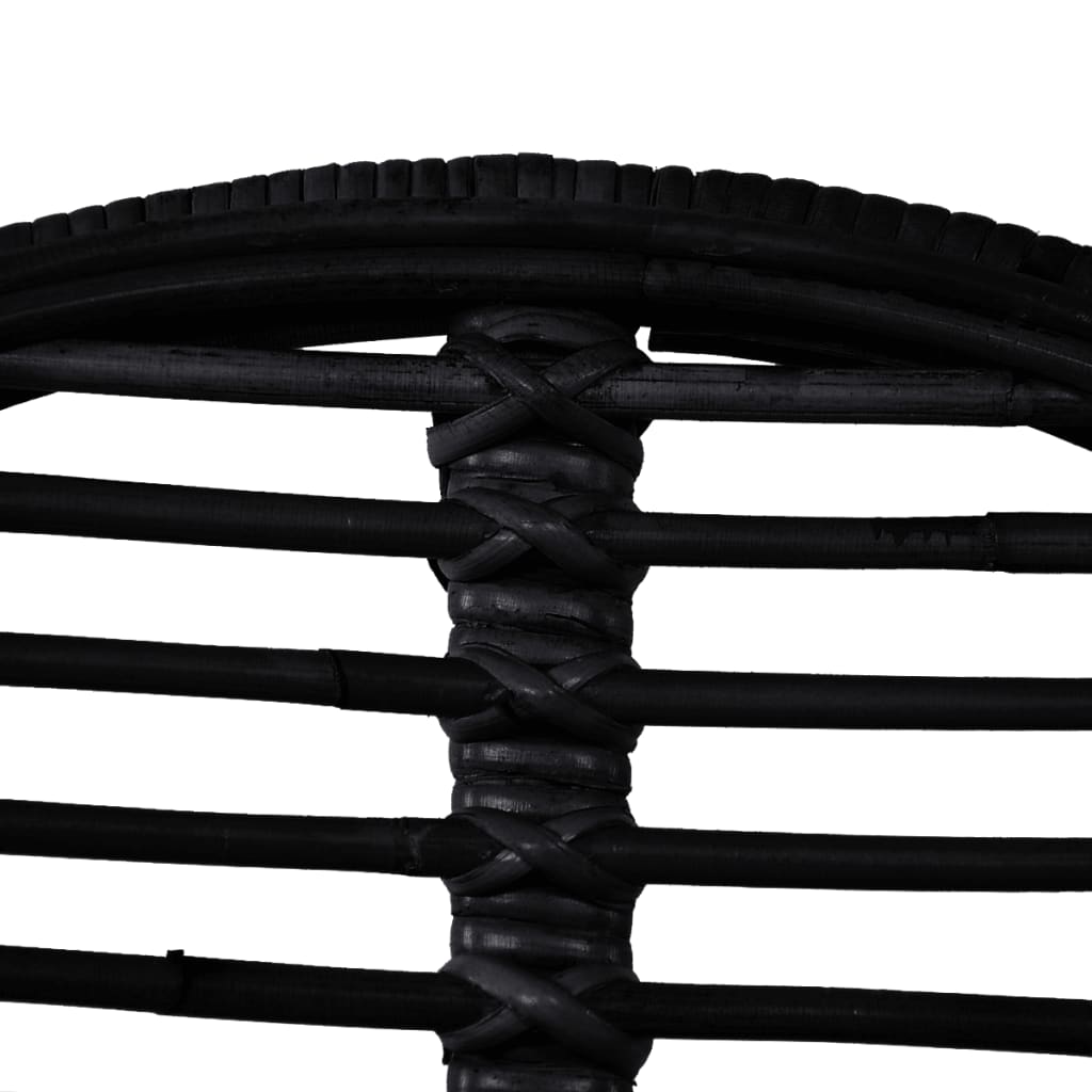 Dining Chairs 2 Pcs Natural Rattan