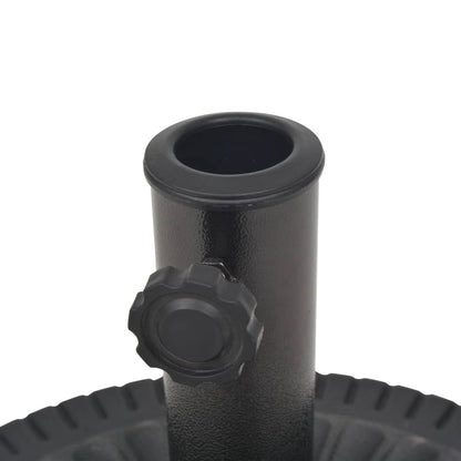 Parasol Base Resin Round Black