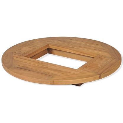 Beer Crate Tabletop Teak 70 Cm