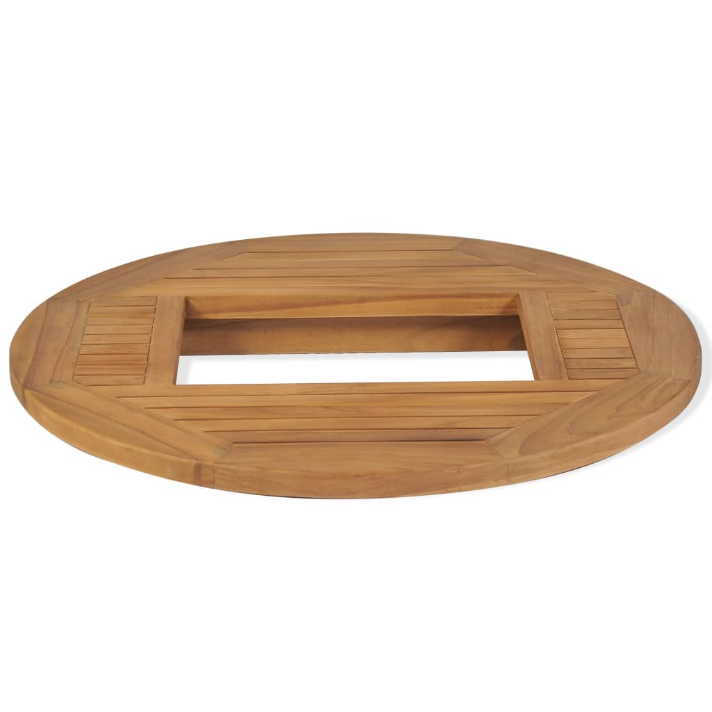 Beer Crate Tabletop Teak 70 Cm
