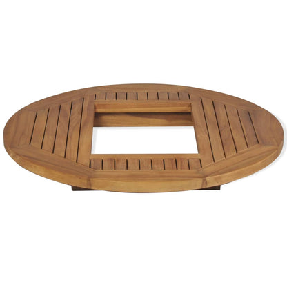 Beer Crate Tabletop Teak 70 Cm