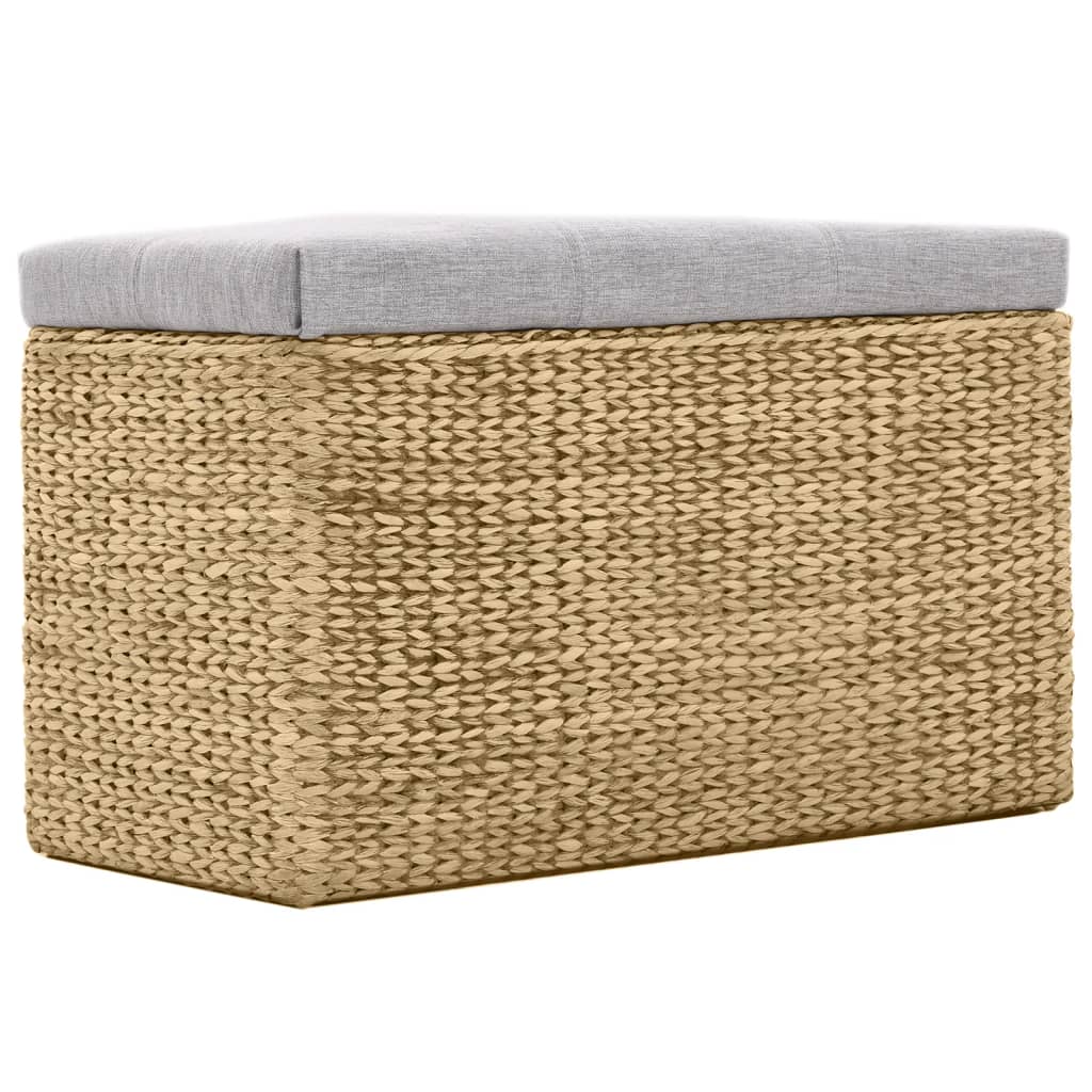 Bench With 2 Ottomans Seagrass