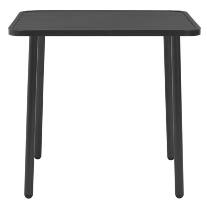 Garden Table Dark Grey Steel