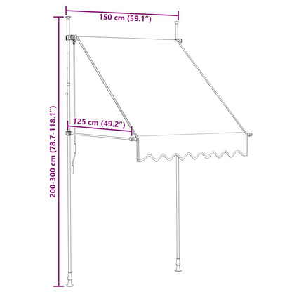 Manual Retractable Awning