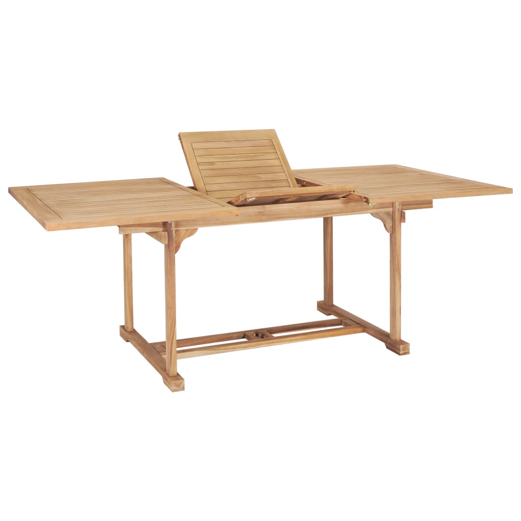 Extending Garden Table 110- Solid Wood Teak