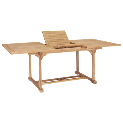 Extending Garden Table 110- Solid Wood Teak