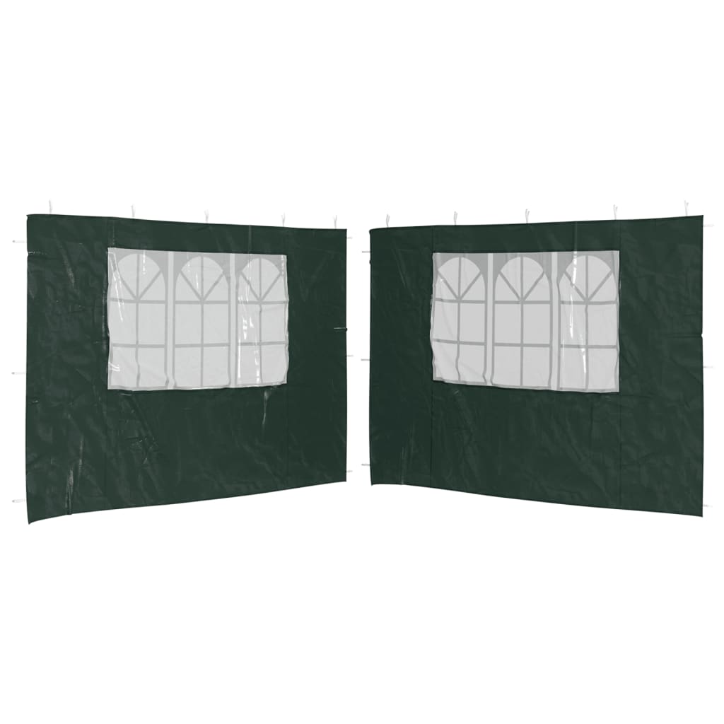 Party Tent Sidewall 2 Pcs With Window Pe