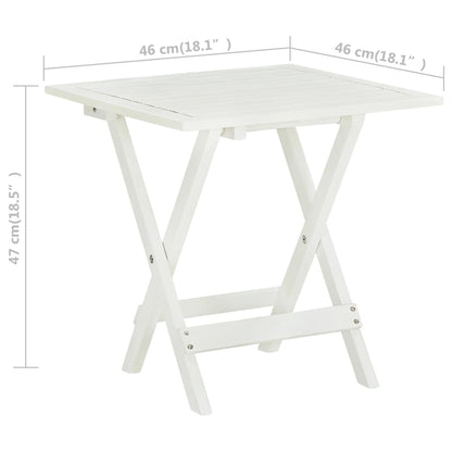 Bistro Table 46X46X47 Cm Solid Acacia Wood