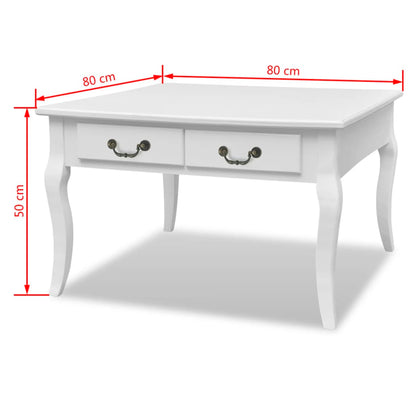 Coffee Table With 4 Drawers