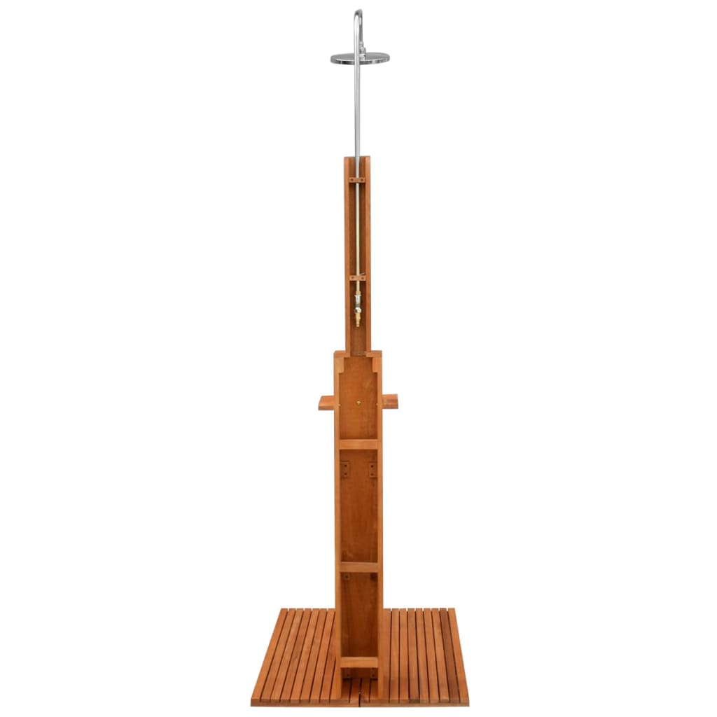 Outdoor Shower Eucalyptus Wood And Steel