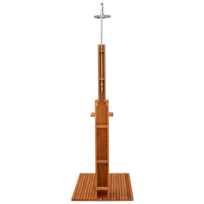 Outdoor Shower Eucalyptus Wood And Steel