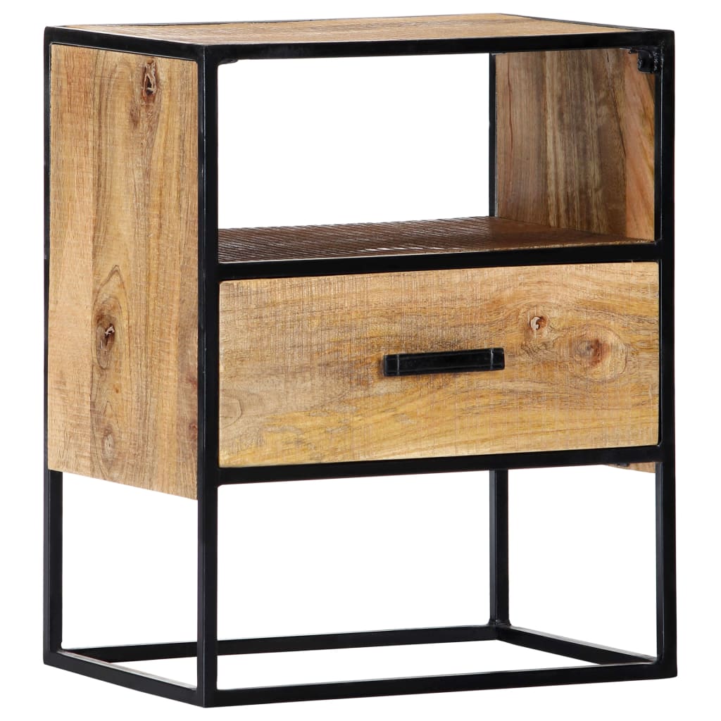 Nightstand 40X30X50 Cm Solid Mango Wood