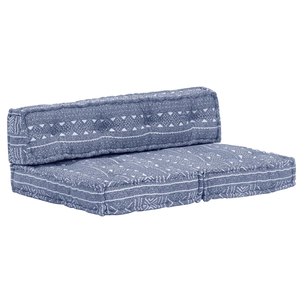 2-Seater Modular Pouffe Fabric