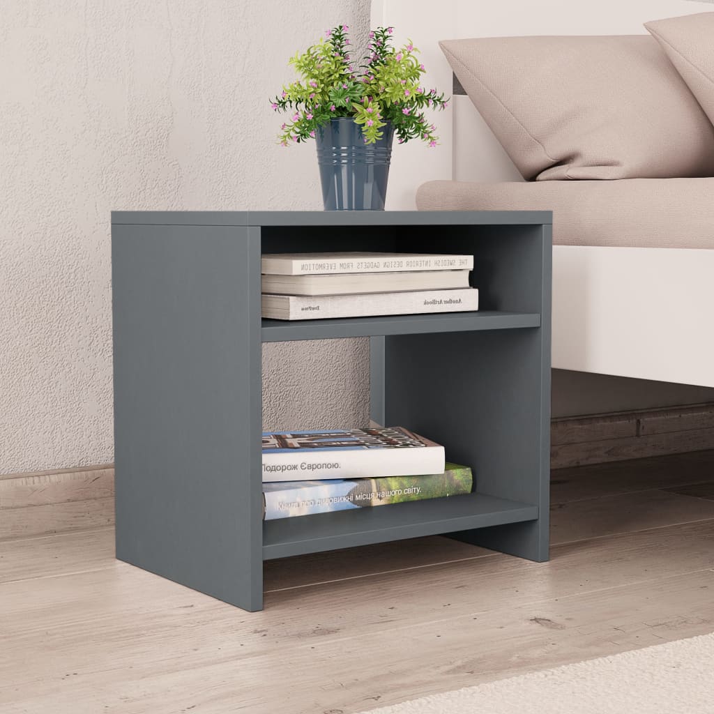 Bedside Cabinets 2 Pcs 40X30X40 Cm Engineered Wood