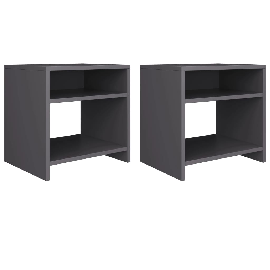 Bedside Cabinets 2 Pcs 40X30X40 Cm Engineered Wood