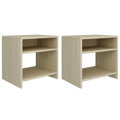 Bedside Cabinets 2 Pcs 40X30X40 Cm Engineered Wood