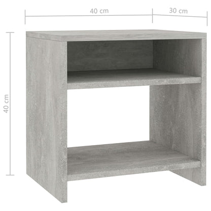 Bedside Cabinets 2 Pcs 40X30X40 Cm Engineered Wood