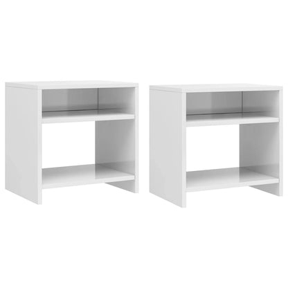 Bedside Cabinets 2 Pcs 40X30X40 Cm Engineered Wood