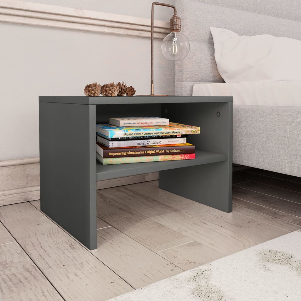 Bedside Cabinets 2 Pcs 40X30X30 Cm Engineered Wood