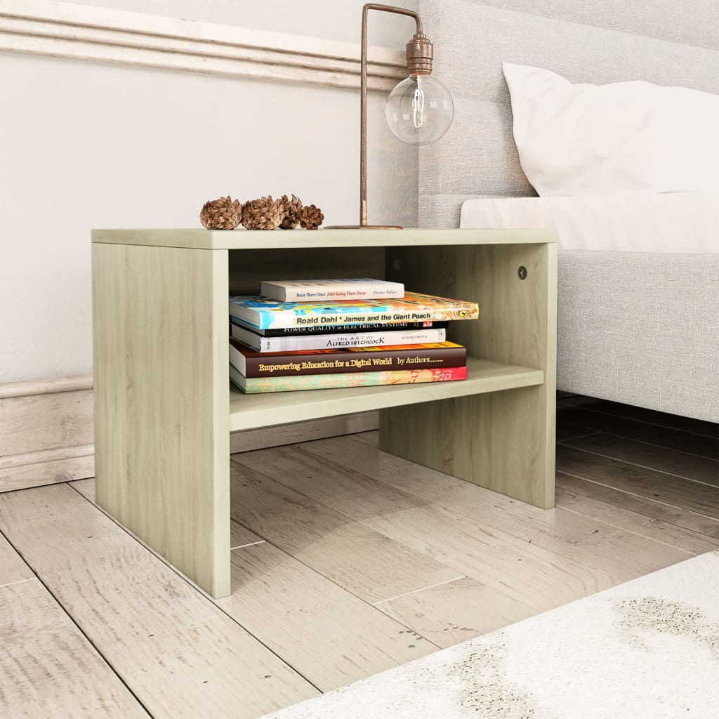 Bedside Cabinets 2 Pcs 40X30X30 Cm Engineered Wood