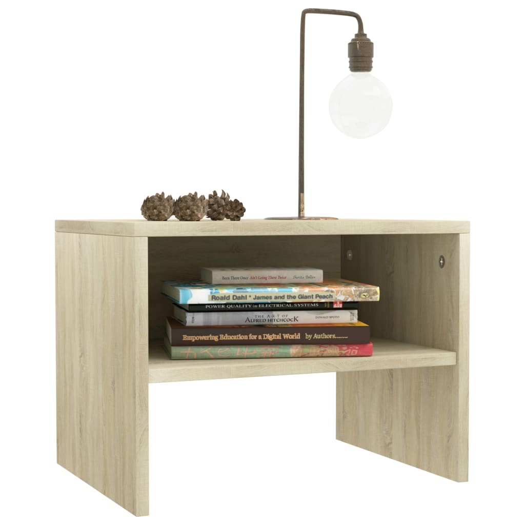 Bedside Cabinets 2 Pcs 40X30X30 Cm Engineered Wood