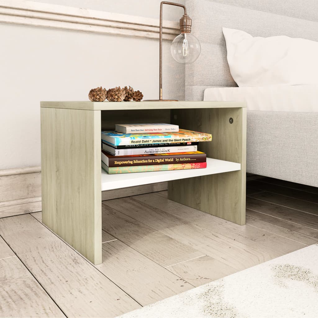 Bedside Cabinets 2 Pcs 40X30X30 Cm Engineered Wood