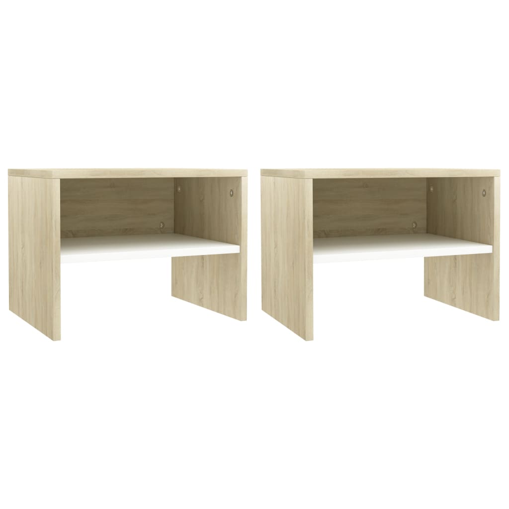 Bedside Cabinets 2 Pcs 40X30X30 Cm Engineered Wood