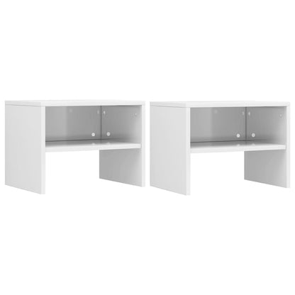 Bedside Cabinets 2 Pcs 40X30X30 Cm Engineered Wood