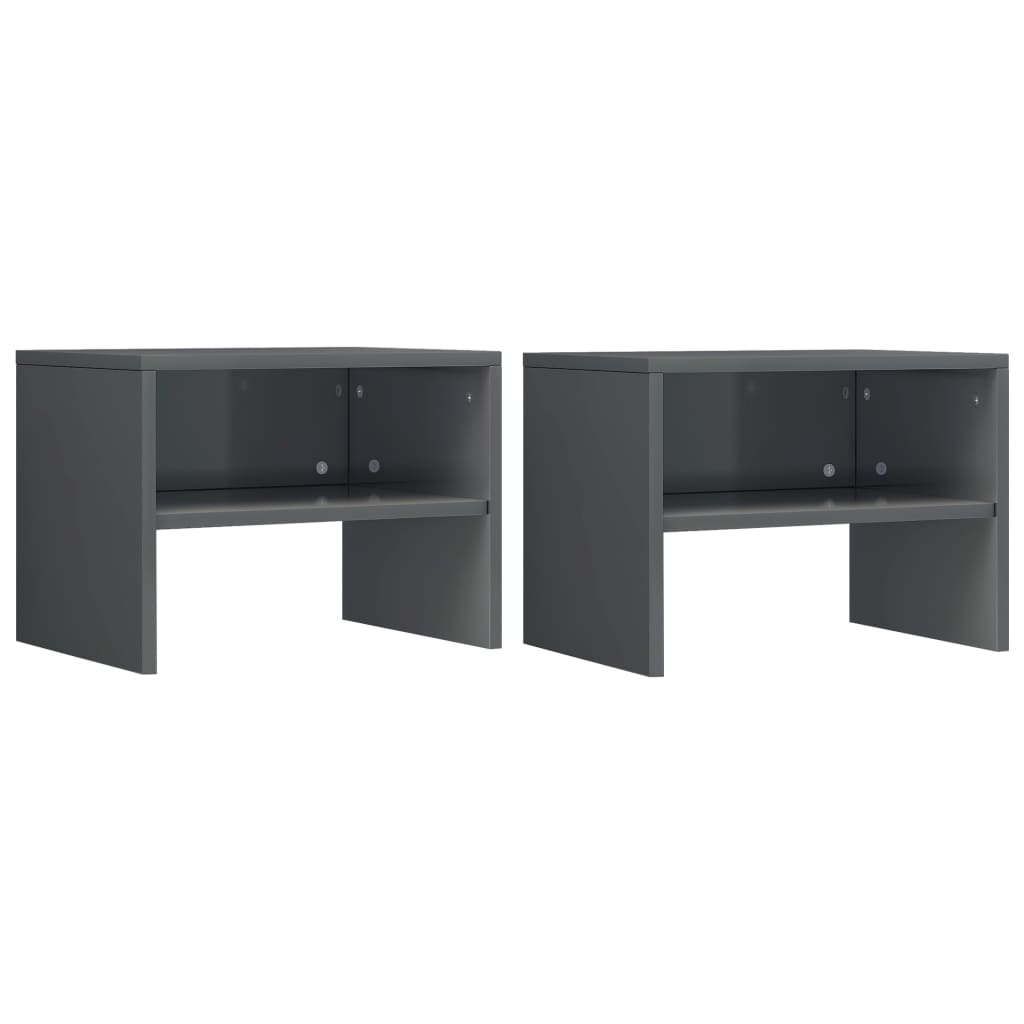 Bedside Cabinets 2 Pcs 40X30X30 Cm Engineered Wood
