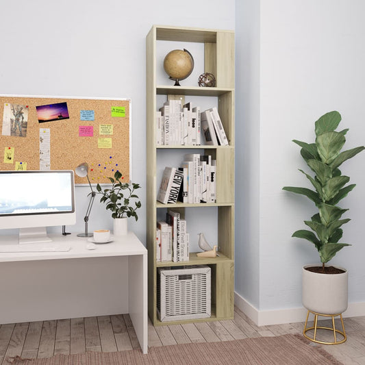 Book Cabinet/Room Divider 45X24X159 Cm Engineered Wood