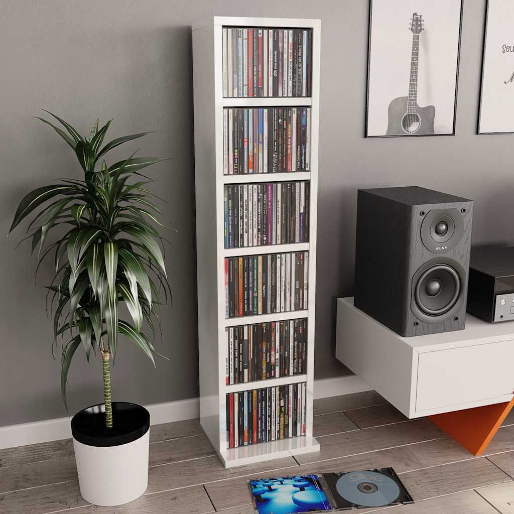 Cd Cabinet 21X20X88 Cm Engineered Wood