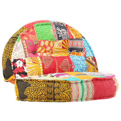 2-Seater Modular Pouffe Fabric