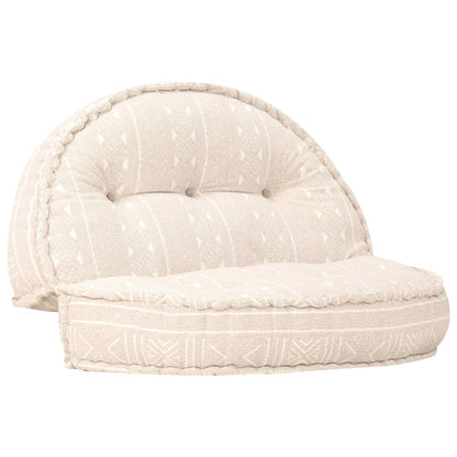 2-Seater Modular Pouffe Fabric