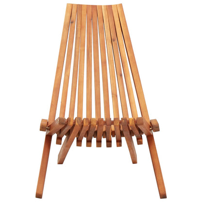 Folding Outdoor Lounge Chairs 2 Pcs Solid Acacia Wood
