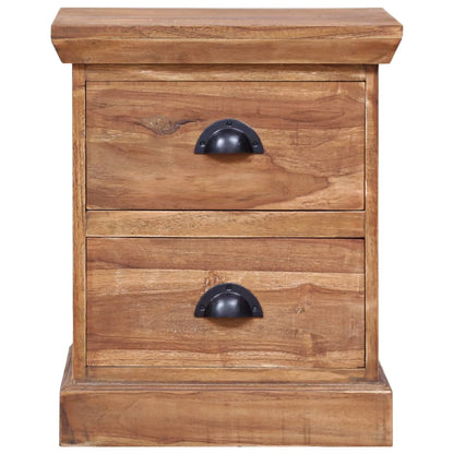 Bedside Cabinet 40X30X50 Cm Solid Teak