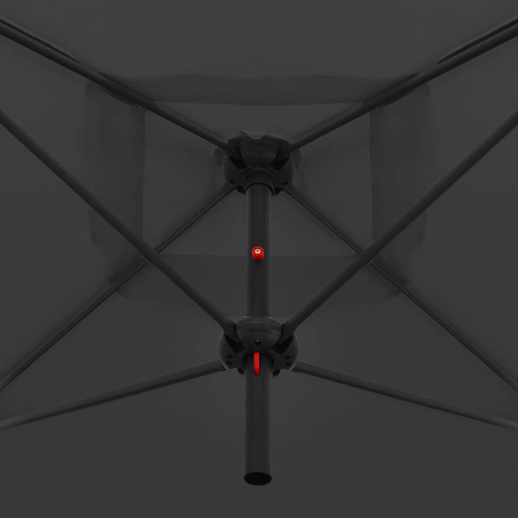 Double Parasol With Steel Pole 250X250 Cm