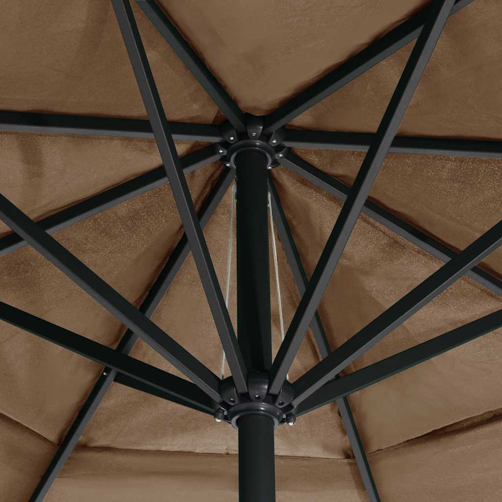 Garden Parasol With Aluminium Pole