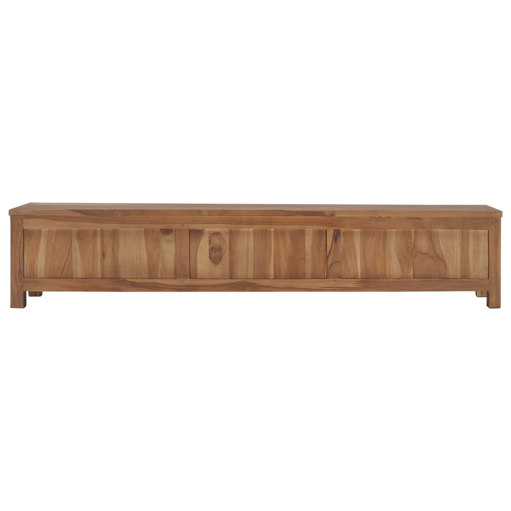 Tv Cabinet 150X30X30 Cm Solid Teak Wood