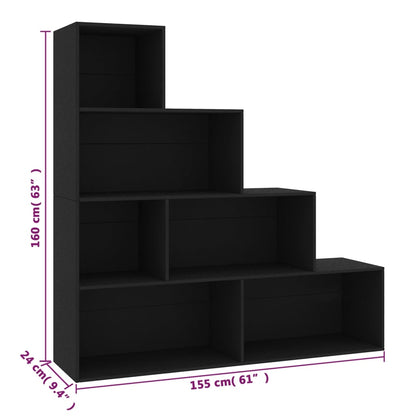 Book Cabinet/Room Divider 155X24X160 Cm Engineered Wood